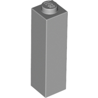 Lego kostka (kostička) 1x1x3, světle modro šedá (6061702)